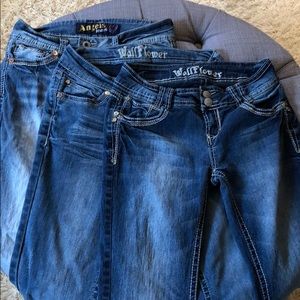 Bootcut jeans, lot of 3.